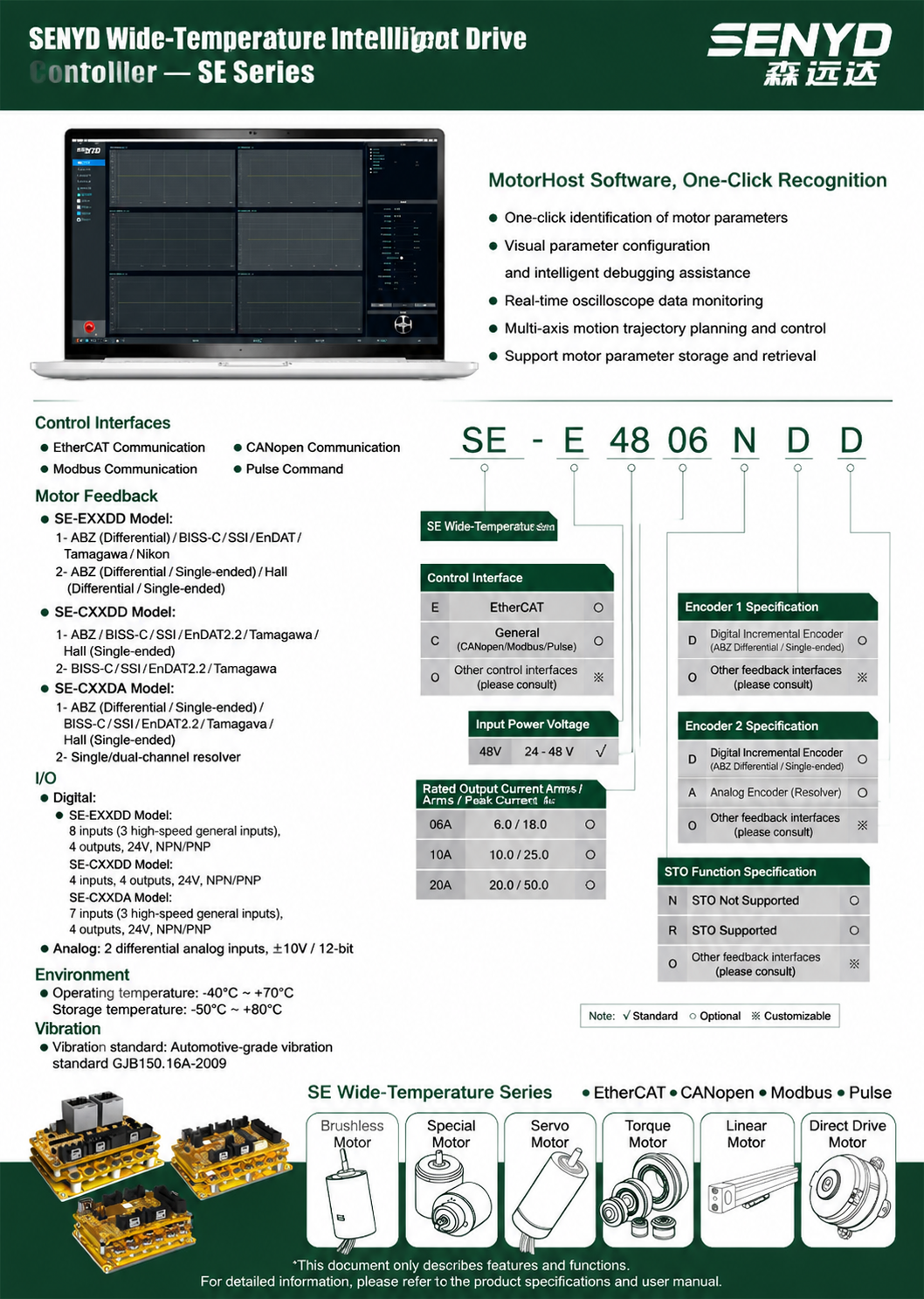 SE-C High & Low Temperature Drive Controller