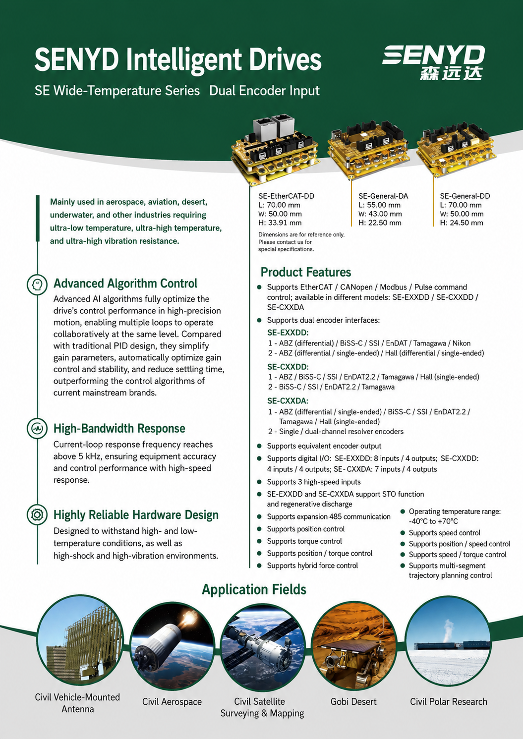 SE-C High & Low Temperature Drive Controller